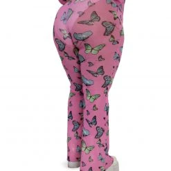 Cherry Mellow, Inc. Butterfly Groove Mesh Bell Bottoms 21 Cherry Mellow, Inc. Butterfly Groove Mesh Bell Bottoms