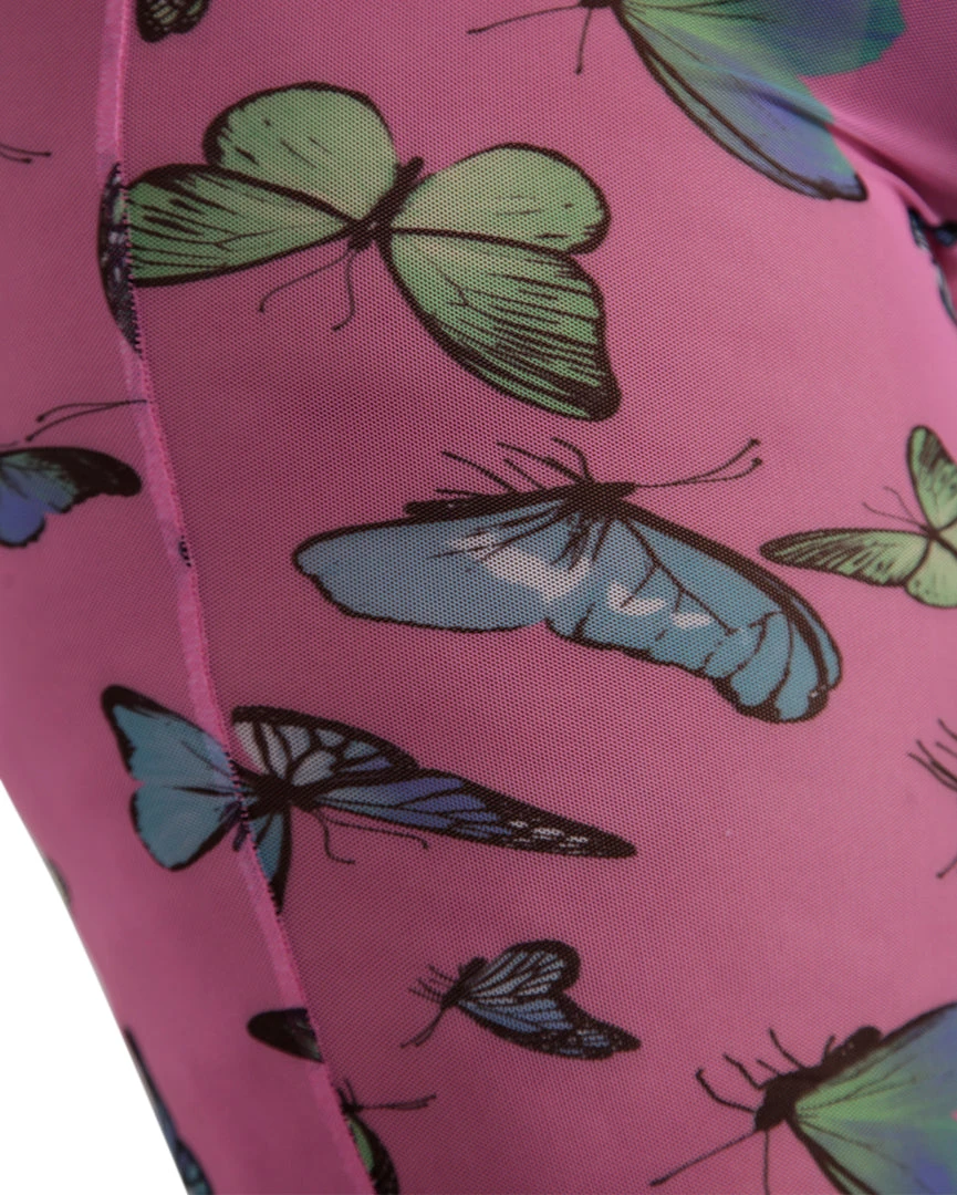 Cherry Mellow, Inc. Butterfly Groove Mesh Bell Bottoms 8 Cherry Mellow, Inc. Butterfly Groove Mesh Bell Bottoms