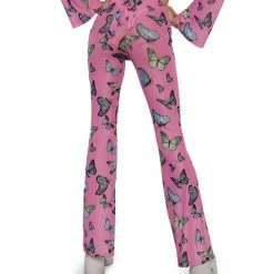 Cherry Mellow, Inc. Butterfly Groove Mesh Bell Bottoms 15 Cherry Mellow, Inc. Butterfly Groove Mesh Bell Bottoms