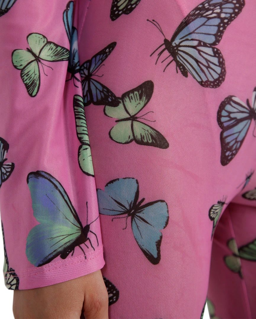 Cherry Mellow, Inc. Butterfly Groove Mesh Bell Bottoms 2 Cherry Mellow, Inc. Butterfly Groove Mesh Bell Bottoms