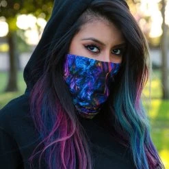 INTO THE AM Cave Crystals Seamless Mask Bandana Masks & Bandanas