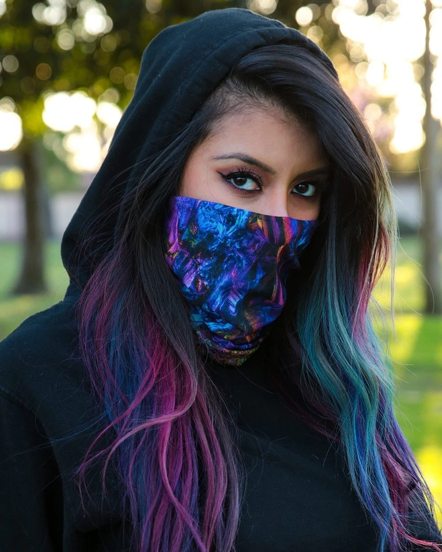 INTO THE AM Cave Crystals Seamless Mask Bandana Masks & Bandanas 2 INTO THE AM Cave Crystals Seamless Mask Bandana Masks & Bandanas