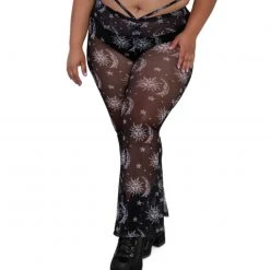 OhYes Celestial Cutie Mesh Bell Bottoms