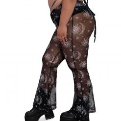 OhYes Celestial Cutie Mesh Bell Bottoms