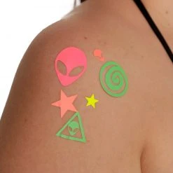 Sasswear Celestial Glory Blacklight Body Sticker