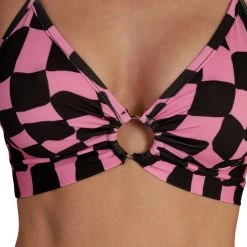 Cherry Mellow, Inc. Challenge Accepted Checkered Crop Top 16 Cherry Mellow, Inc. Challenge Accepted Checkered Crop Top