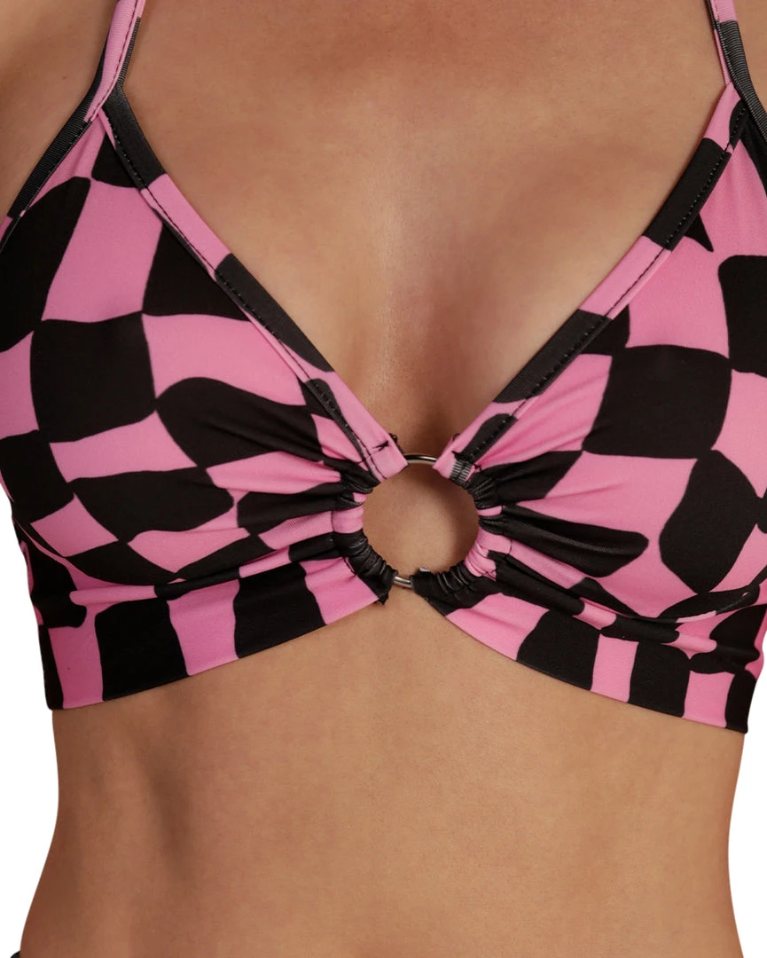 Cherry Mellow, Inc. Challenge Accepted Checkered Crop Top 7 Cherry Mellow, Inc. Challenge Accepted Checkered Crop Top