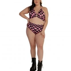 Cherry Mellow, Inc. Challenge Accepted Checkered Crop Top 17 Cherry Mellow, Inc. Challenge Accepted Checkered Crop Top