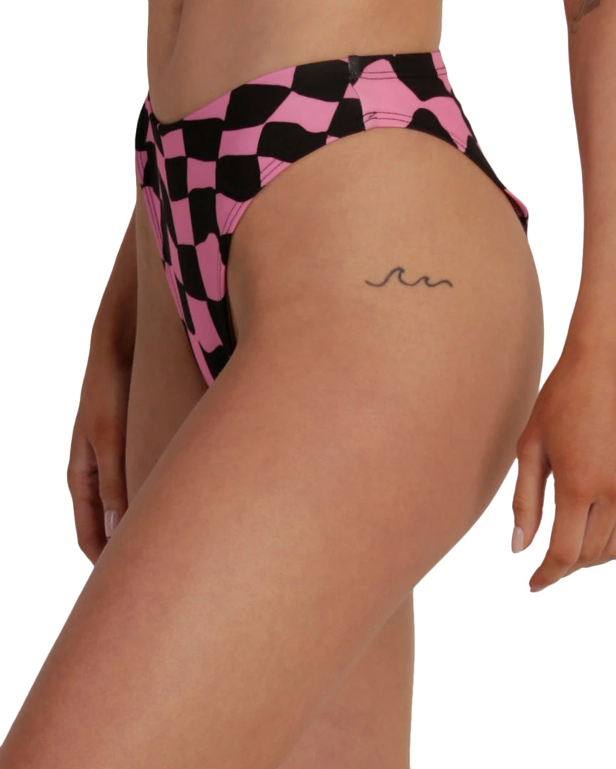 Cherry Mellow, Inc. Challenge Accepted Checkered Hi-Waist Bottoms Clothing 2 Cherry Mellow, Inc. Challenge Accepted Checkered Hi-Waist Bottoms Clothing