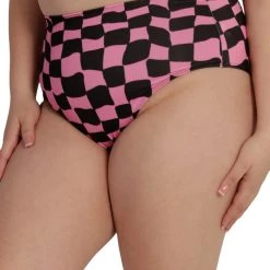 Cherry Mellow, Inc. Challenge Accepted Checkered Hi-Waist Bottoms Clothing 13 Cherry Mellow, Inc. Challenge Accepted Checkered Hi-Waist Bottoms Clothing