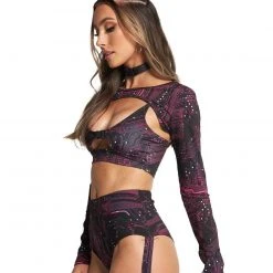 Cherry Mellow, Inc. Circuit Board Ultra Crop Top 9 Cherry Mellow, Inc. Circuit Board Ultra Crop Top