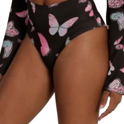 Cherry Mellow, Inc. Cloudy Butterfly Dreamz Hi-Waist Bottoms Clothing