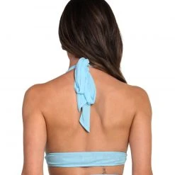 OhYes Cotton Candy Craze Rhinestone O-Ring Halter Top Tops