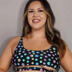 Dippin Daisies Tops Crazy Daisy Reflective Cut Out Top