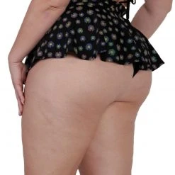 Dippin Daisies Bottoms Crazy Daisy Reflective Skater Skirt