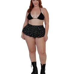 Dippin Daisies Bottoms Crazy Daisy Reflective Skater Skirt