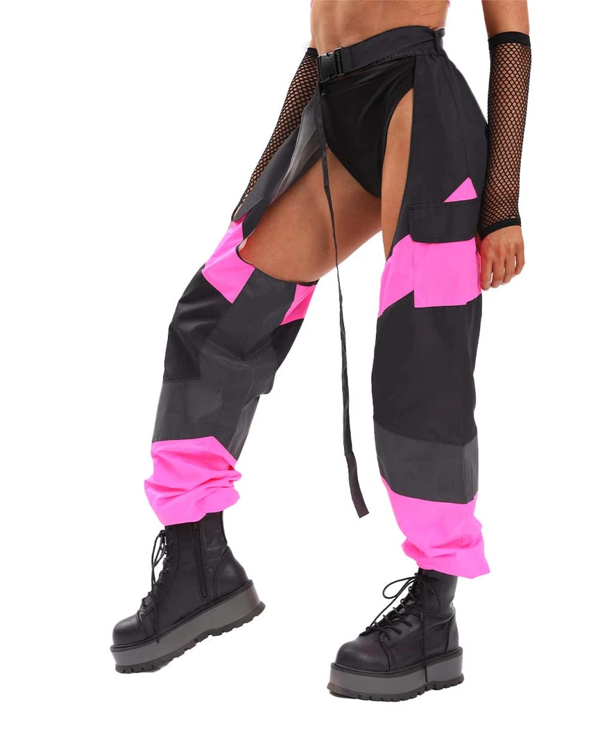 Hot & Delicious Black Bead Cue The Applause Speed Clasp Chaps 3 Hot & Delicious Black Bead Cue The Applause Speed Clasp Chaps