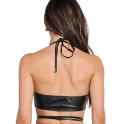 OhYes Cyber Queen O-Ring Crop Top Clothing