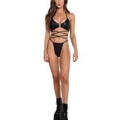 OhYes Cyber Queen O-Ring Crop Top Clothing