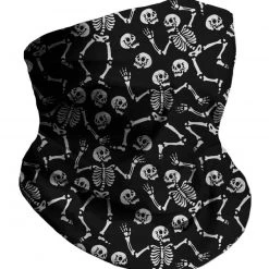 INTO THE AM Dancing Skeleton Seamless Mask Bandana Masks & Bandanas