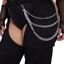 Hot & Delicious Black Bead Clothing Darkest Hours Chain Chaps 16 Hot & Delicious Black Bead Clothing Darkest Hours Chain Chaps