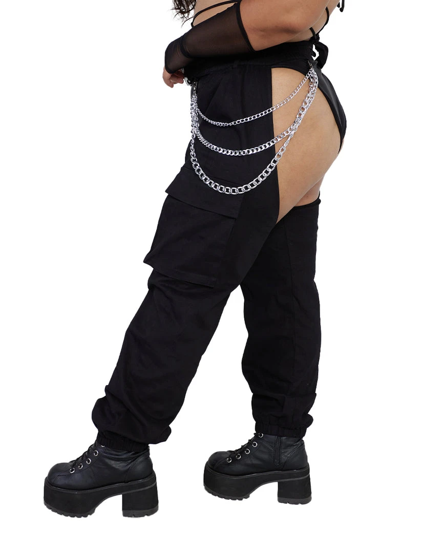 Hot & Delicious Black Bead Clothing Darkest Hours Chain Chaps 6 Hot & Delicious Black Bead Clothing Darkest Hours Chain Chaps