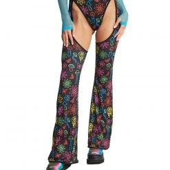 Cherry Mellow, Inc. New Arrivals Dazed & Confused Rainbow Mushroom Chaps