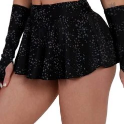 Dippin Daisies Clothing Dazzling Stars Reflective Skater Skirt
