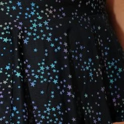 Dippin Daisies Clothing Dazzling Stars Reflective Skater Skirt