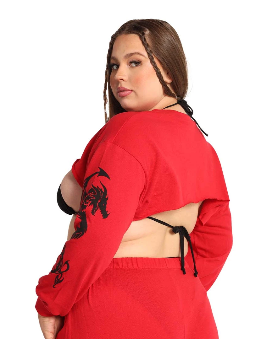 Rock & Rose New Arrivals Dead End Dragon Ultra Crop Top 11 Rock & Rose New Arrivals Dead End Dragon Ultra Crop Top