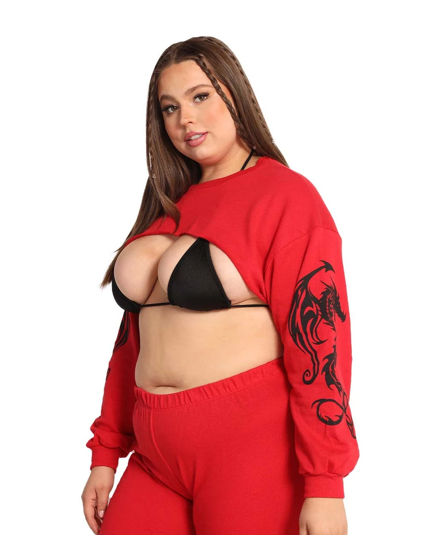 Rock & Rose New Arrivals Dead End Dragon Ultra Crop Top 10 Rock & Rose New Arrivals Dead End Dragon Ultra Crop Top