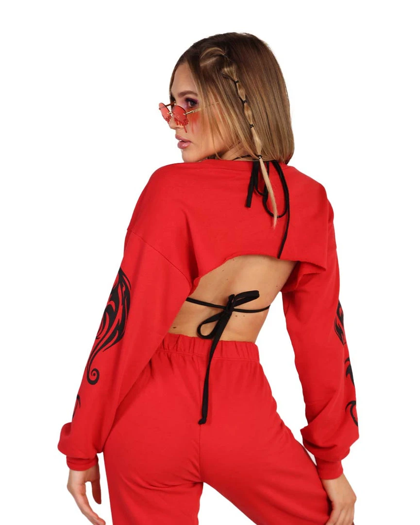 Rock & Rose New Arrivals Dead End Dragon Ultra Crop Top 5 Rock & Rose New Arrivals Dead End Dragon Ultra Crop Top