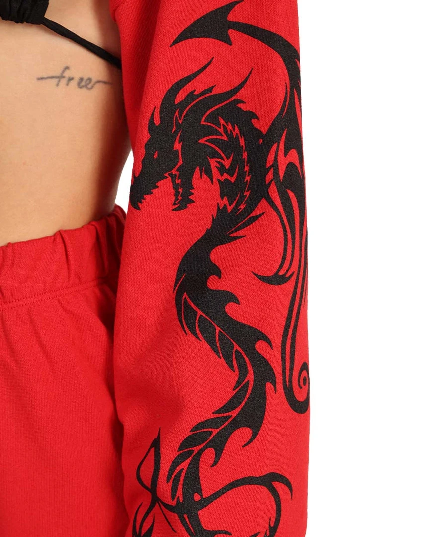 Rock & Rose New Arrivals Dead End Dragon Ultra Crop Top 2 Rock & Rose New Arrivals Dead End Dragon Ultra Crop Top