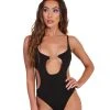OhYes Deep Secret O-Ring Cutout Bodysuit Clothing