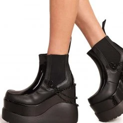 Demonia Boss Bish Platform Boots Shoes