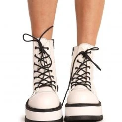 Demonia Feel My Energy Vegan Leather Platform Boots