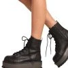 Shoes Demonia Mystery Solved Lace-Up Boots