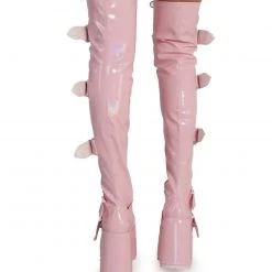 Demonia Power Move Thigh-High Boots