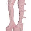 Demonia Power Move Thigh-High Boots