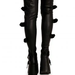 Demonia Power Move Thigh-High Boots
