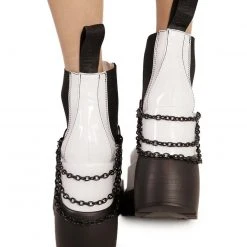 Shoes Demonia Step Into The Light Holo Platforms