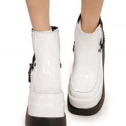 Shoes Demonia Step Into The Light Holo Platforms