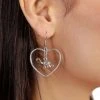 Ana Accessories Dino Heart Earrings