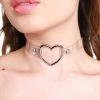 Western Fashion Don't Mess With My Heart Vinyl Choker