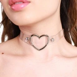 Western Fashion Don't Mess With My Heart Vinyl Choker
