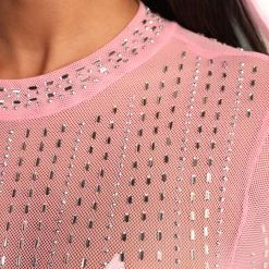 Hot & Delicious Black Bead Clothing Down If U Are Long Sleeve Bodysuit