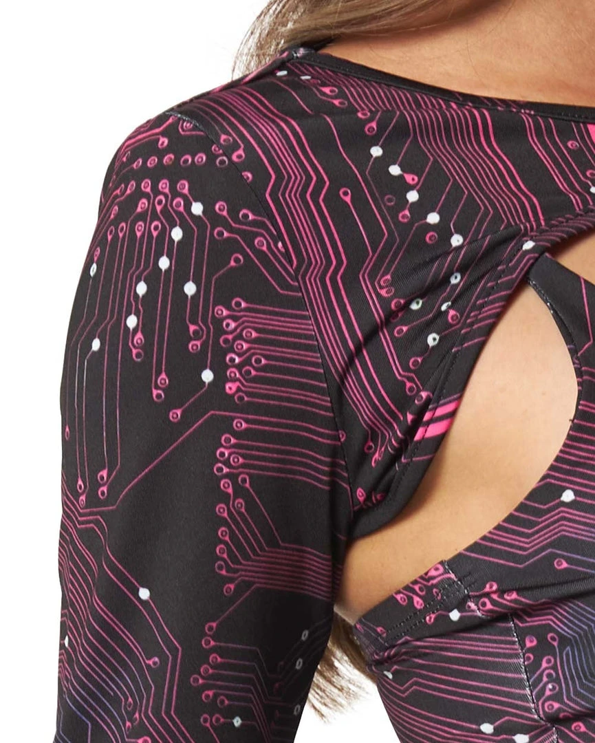 Cherry Mellow, Inc. Circuit Board Ultra Crop Top 2 Cherry Mellow, Inc. Circuit Board Ultra Crop Top