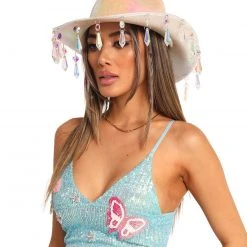 EastnWest Label Believe In Fairies Butterfly Sequin Top 8 EastnWest Label Believe In Fairies Butterfly Sequin Top