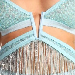 Clothing EastnWest Label X IHR Dreamlike Sequin Fringe Top