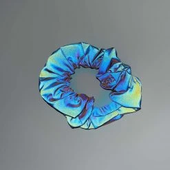 Accessories House New Arrivals Euphoria Deep Reflections Rainbow Reflective Zipper Scrunchies